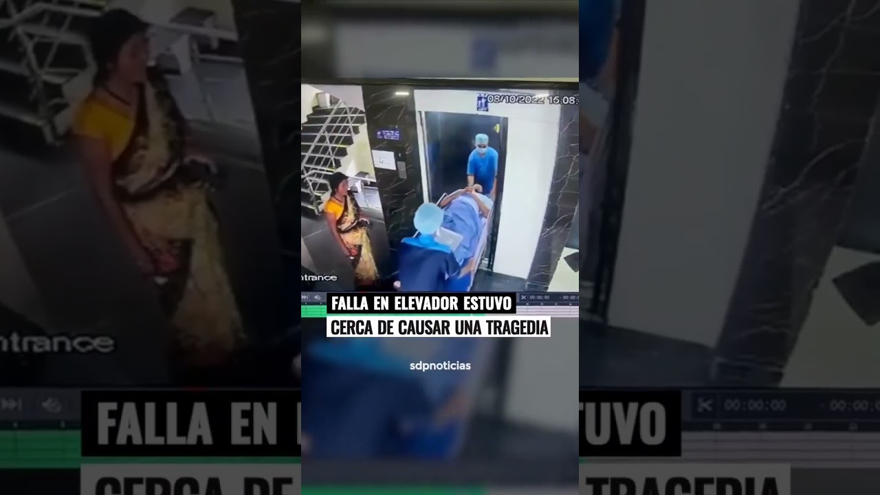Falla en elevador estuvo cerca de causar una tragedia 😱