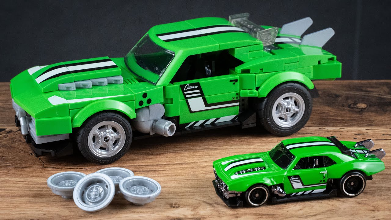 Mattel Brick Shop Hot Wheels JFT16 - Custom '68 Camaro Speed Build - 289 pcs.