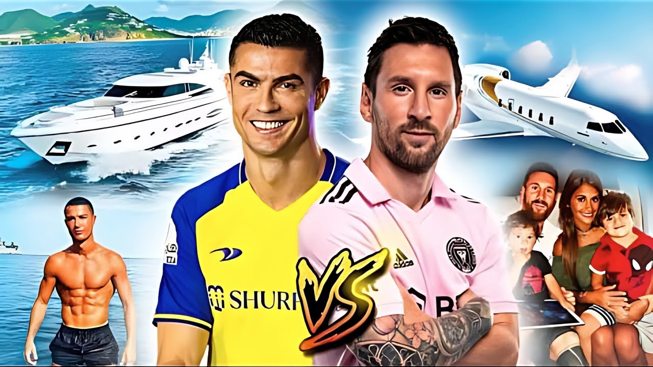 CRISTIANO RONALDO X MESSI: Quem é Mais Rico?