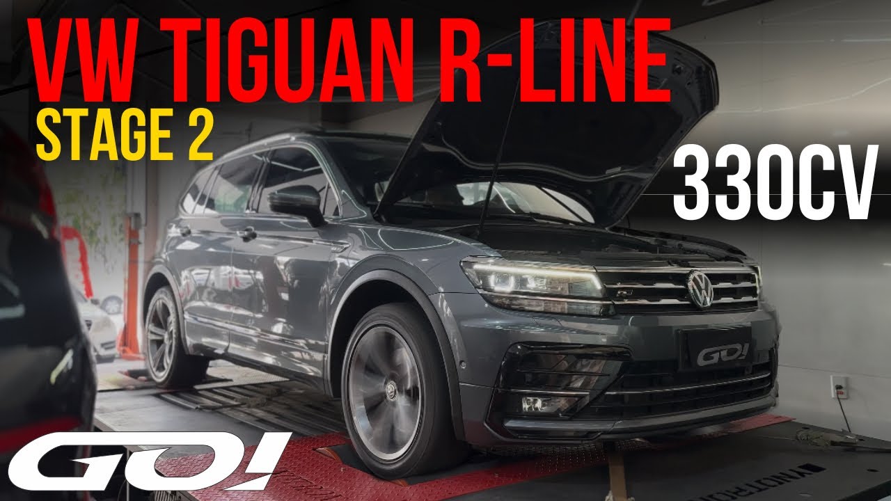 VW TIGUAN R-LINE 2.0T stage 2 com mais de 330 cavalos? 🔥😱 @Tiguanstag2