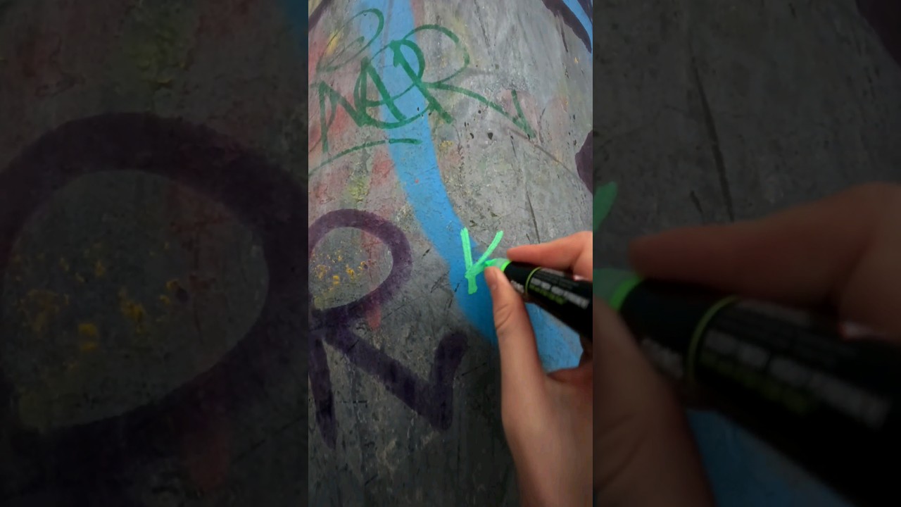 Теггин зелёным маркером🖍 #drawing #painting #graffiti #graffitiart #streetart #tagging#som#streettag