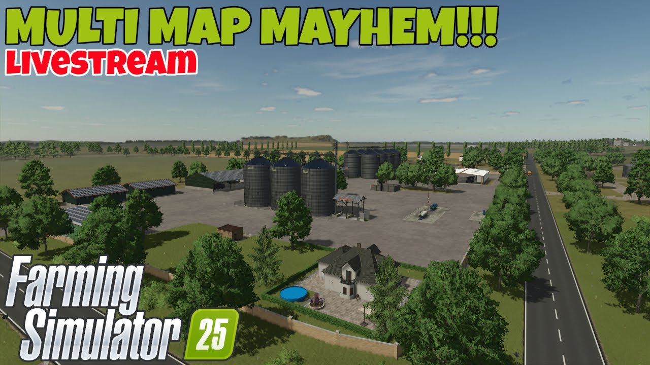 Farming Simulator 25 | LIVESTREAM | FIELD PREP!!! | Multi Map!! 