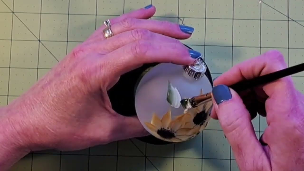 Hand Painting Christmas Ornaments