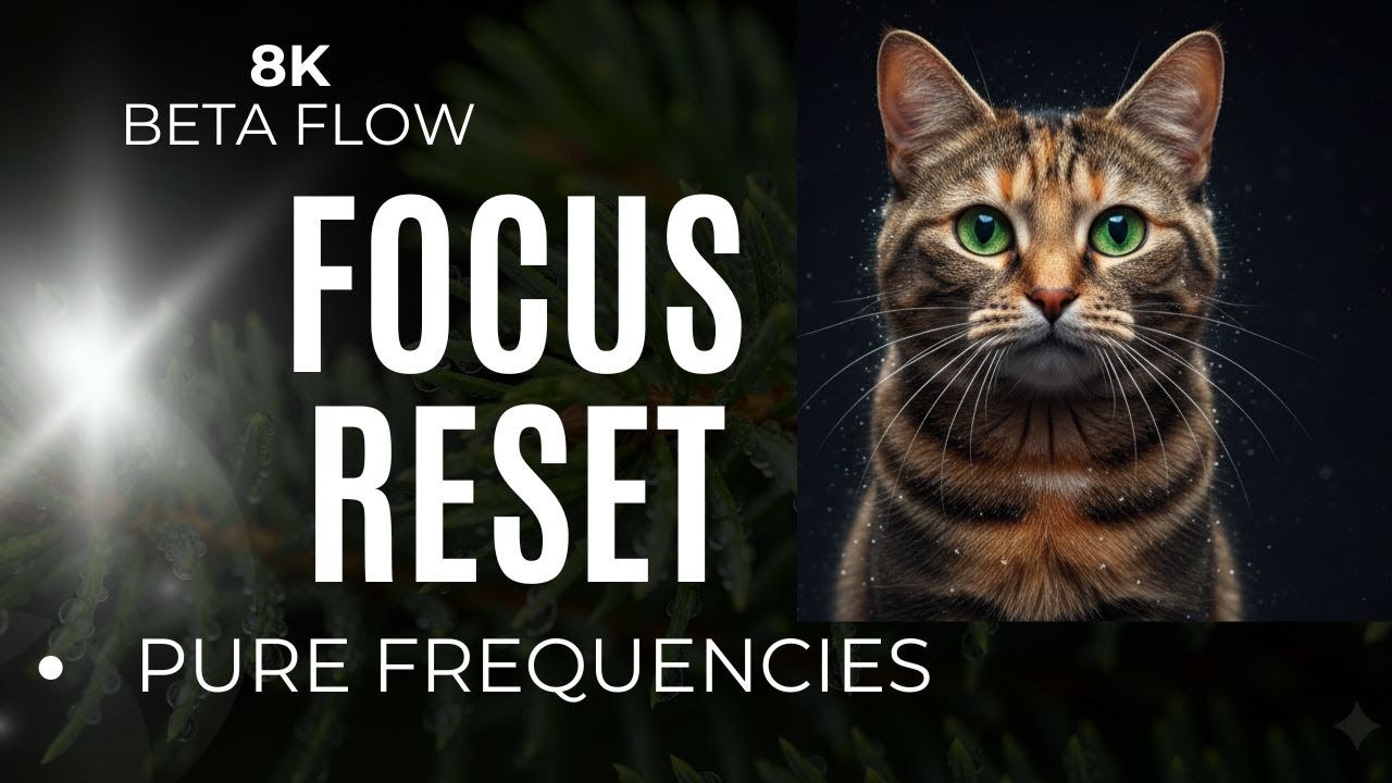 FOCUS RESET: Beta Flow 8K — High-Focus Electronic Ambient (15Hz Binaural)/ Бета-поток: