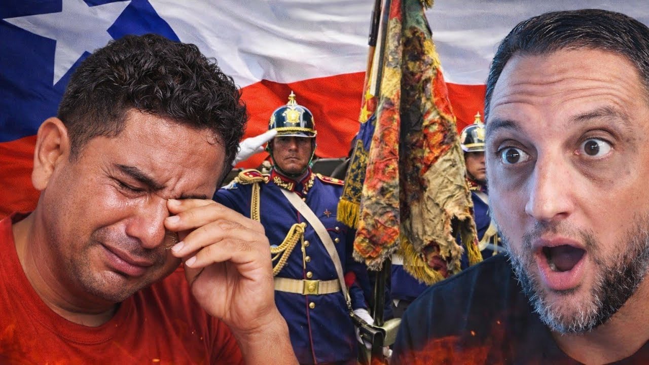 Peruano ROMPE EN LLANTO al Escuchar a Chilenos Cantar Antiguos Estandartes