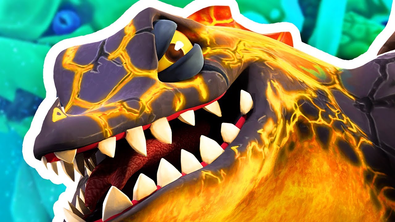FIRE DRAGON FINDS SECRET WATER MONSTER - Hungry Dragon Gameplay Part 8 | Pungence