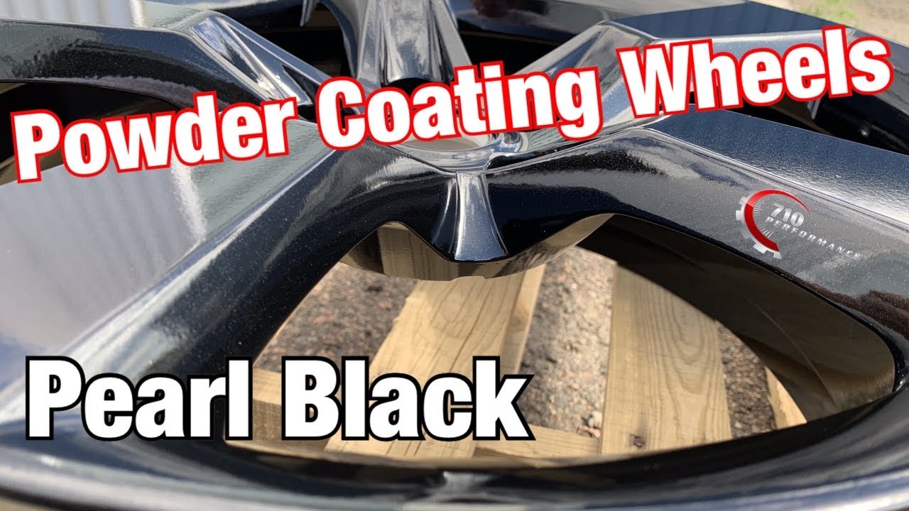 Powder Coating Wheels Pearl Black from Prismatic Powders