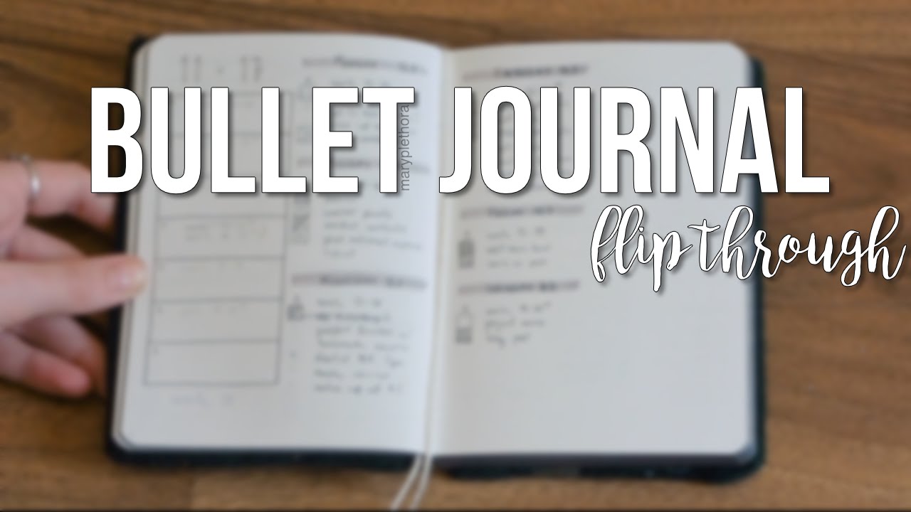 A6 Bullet Journal Flip Through // MaryPlethora