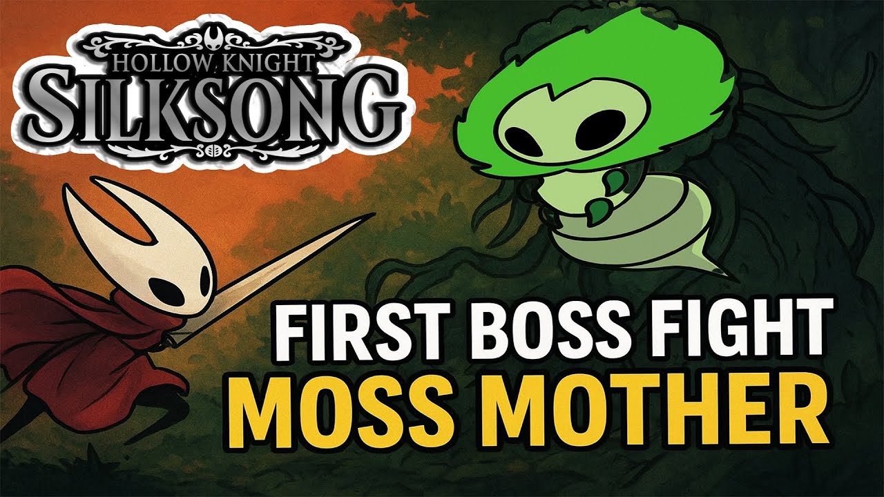 Hollow Knight: Silksong &ndash; First Boss Fight MOSS MOTHER [4K Gameplay]
