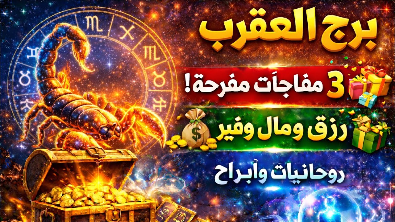 برج العقرب 💖تغير هيكون لصالحك ابشر بفرحه كبيره 🤲 بعد اربع ايام انفراج مآل كثير 💵 سفر قدامك ✈️ 