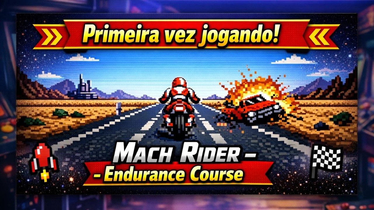 Mach Rider no Arcade: Como me Sai no Endurance Course pela Primeira Vez?