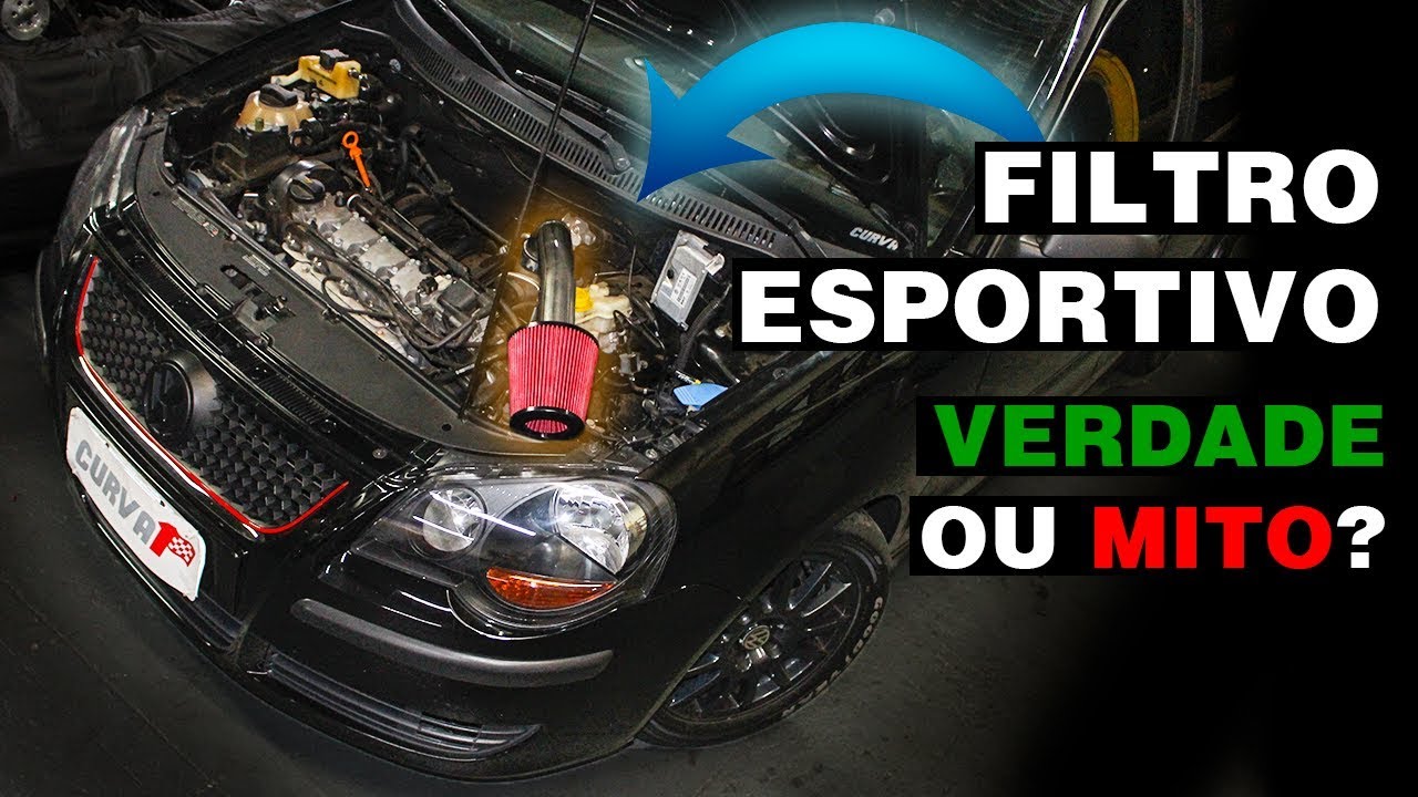 FILTRO DE AR ESPORTIVO AUMENTA POTÊNCIA? INSTALAÇÃO E TESTE NO DINAMÔMETRO!