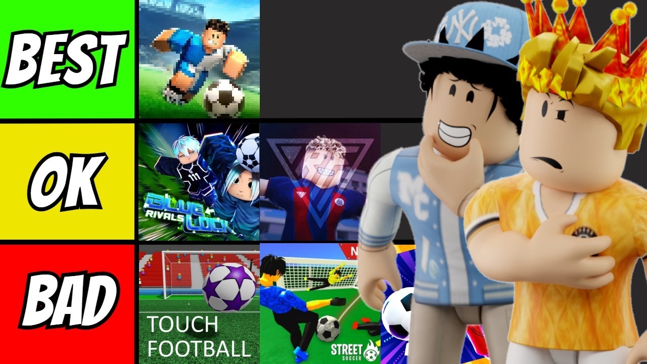 Ranking the BEST and WORST Roblox Soccer Games! ft. Kirzo