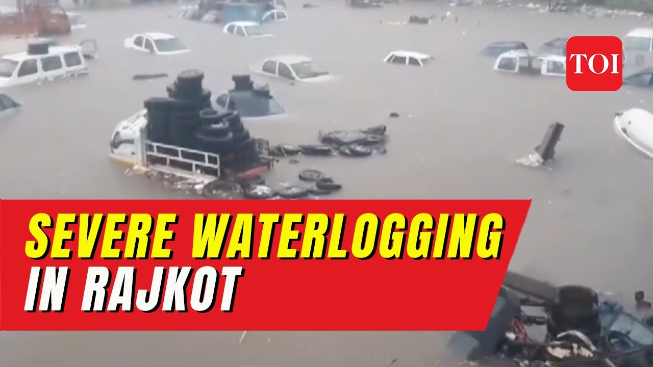 Rajkot Rain Havoc: Record-Breaking Rainfall in 6 Hours, IMD Issues 4-Day Alert