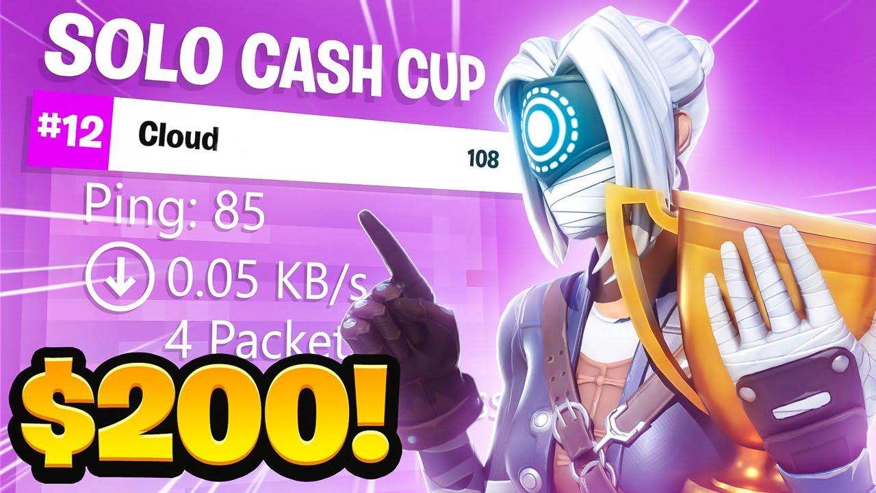 HOW I GOT 12TH PLACE IN THE SOLO CASH CUP ON 85 PING