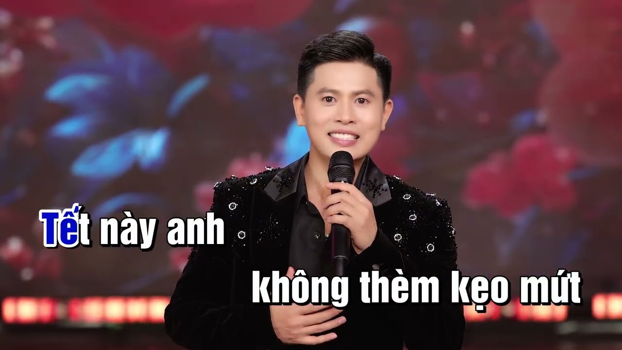 Bài Ca Tết Cho Em Karaoke Tone Nam Nguyễn Thành Viên | Beat Chuẩn