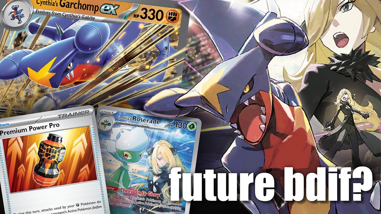 the potential of cynthia's garchomp is over 9000