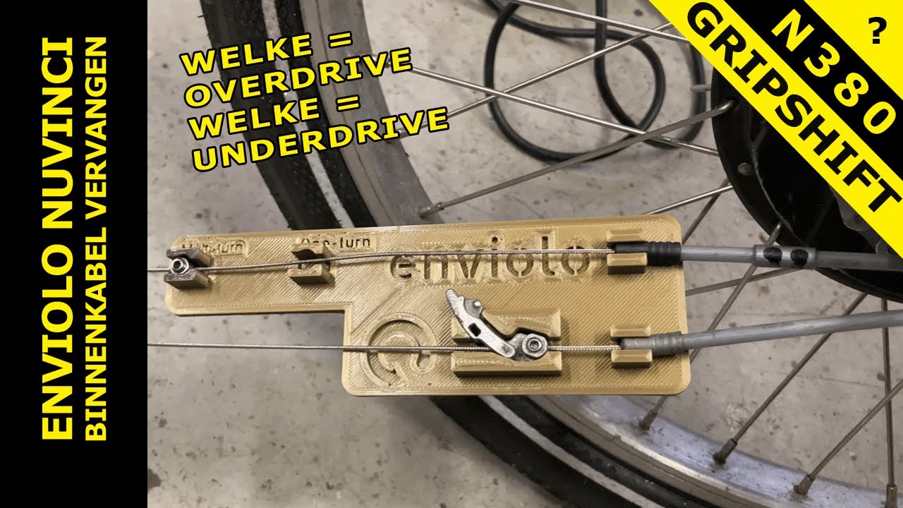 Enviolo Nuvinci N380 - overdrive of underdrive? Welke kabel zit waar? 
