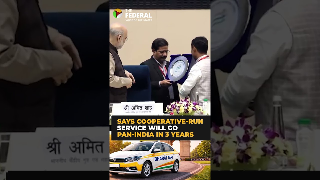 Amit Shah launches Bharat Taxi app for drivers&rsquo; welfare | #shorts