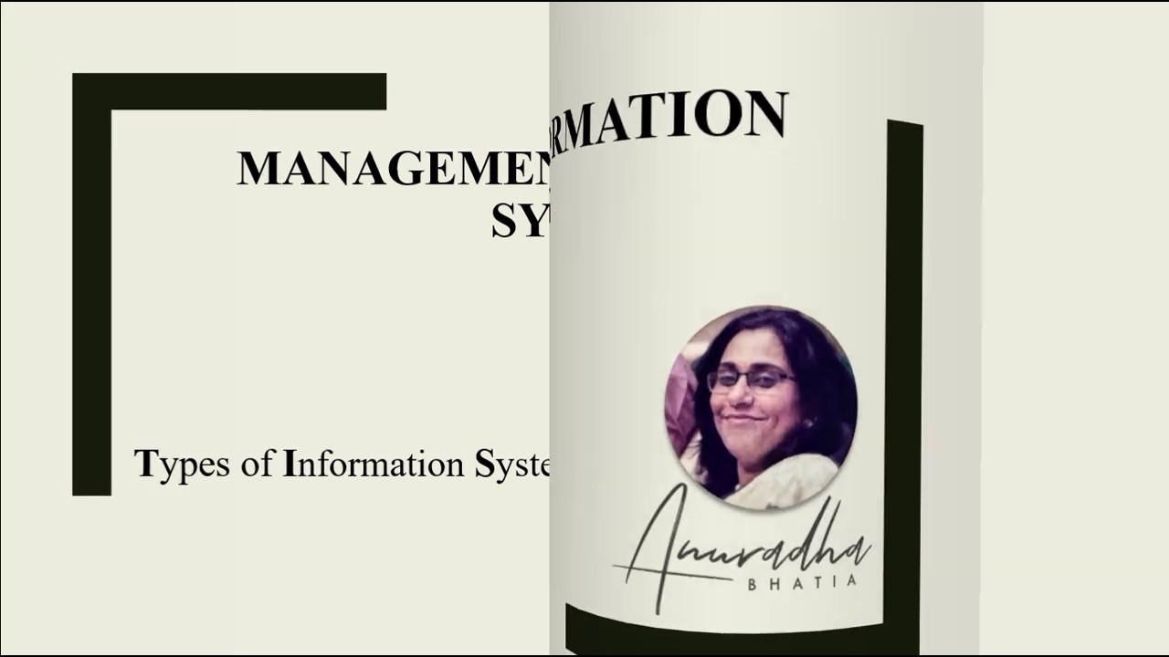 MIS 2 Types of Information Systems