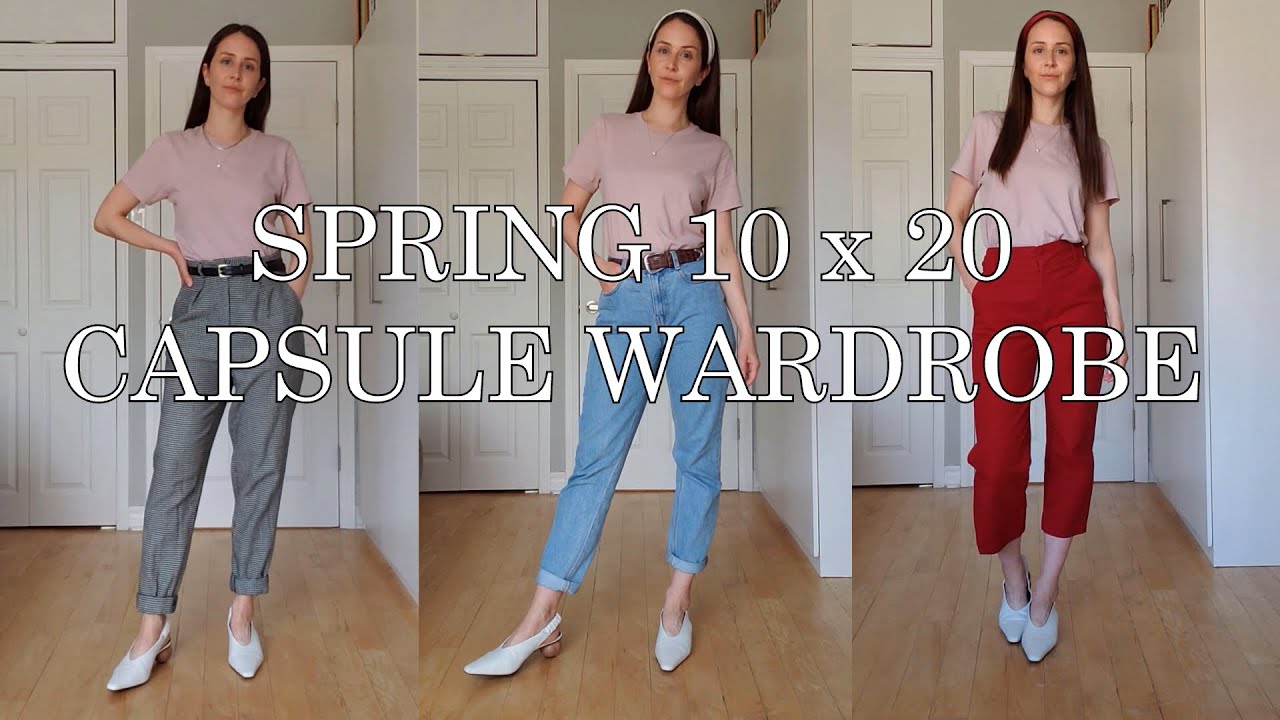 Spring Capsule Wardrobe | 10 Pieces, 20 Outfits