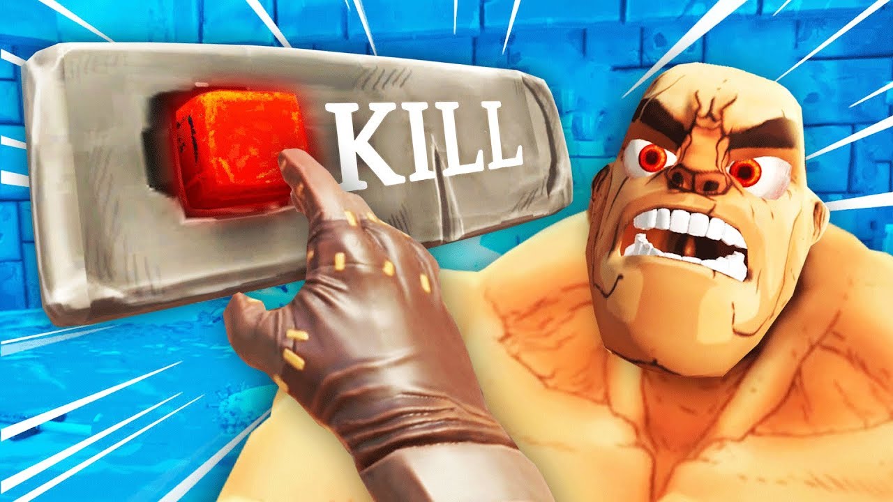 THE INSTANT ELIMINATION BUTTON IN GORN VR (GORN Gladiator Simulator HTC Vive Funny Gameplay)
