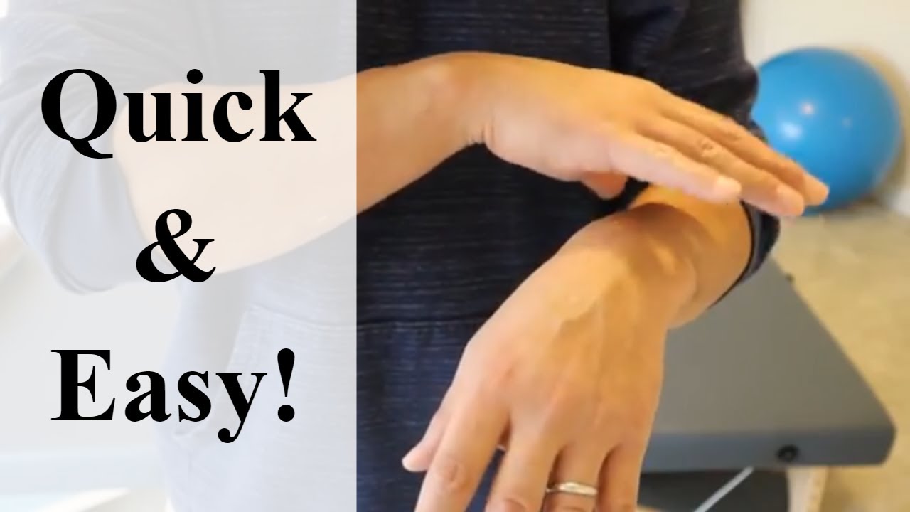 Super Simple Exercise For Carpal Tunnel :  Feldenkrais Style