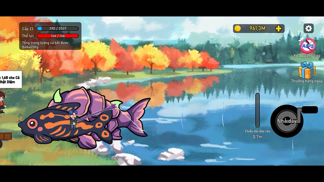 chơi game caucavancan fake.         tên game: fishing mega battle