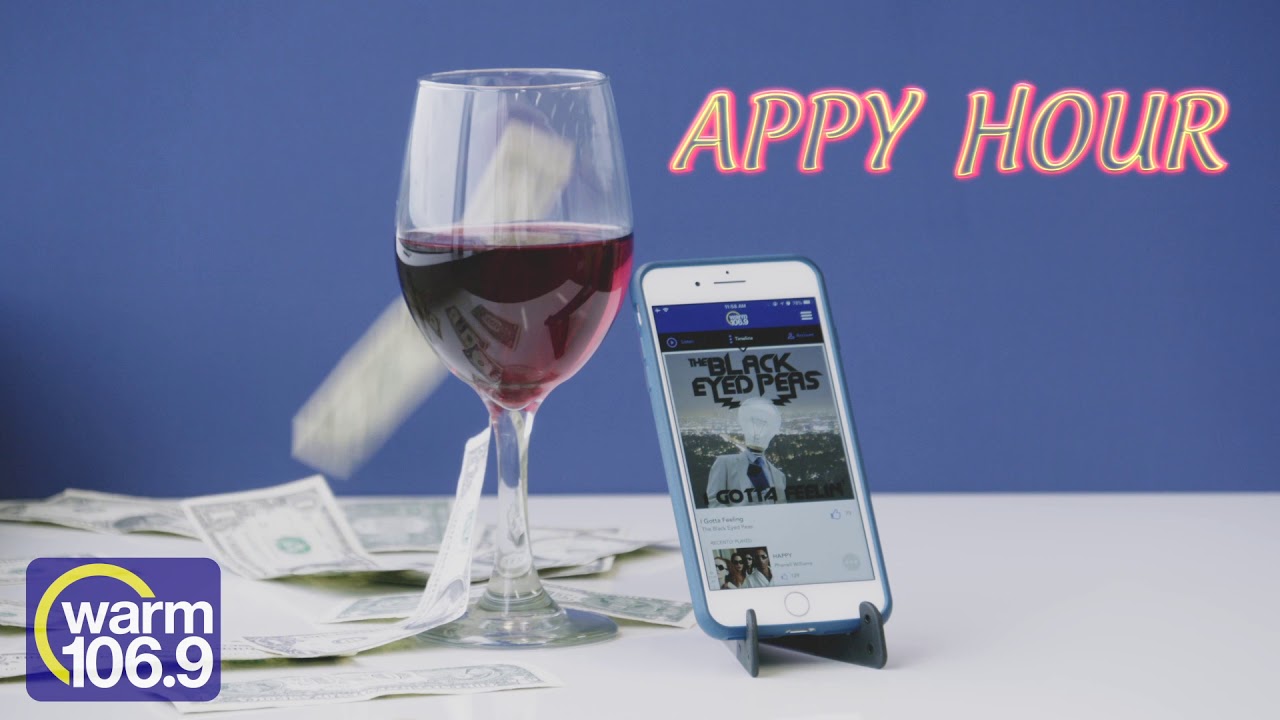 Register to Win Appy Hour Prizes on the Free Warm 106.9 App!