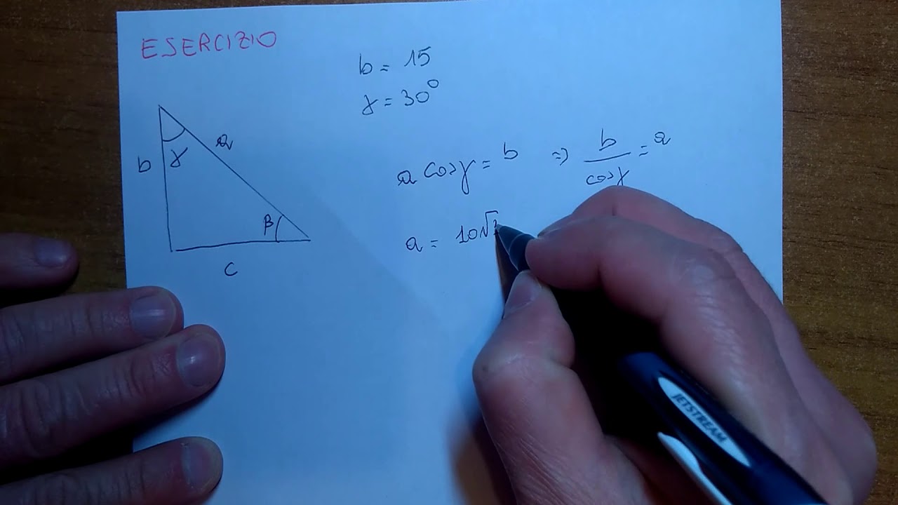 Primo teorema sui triangoli rettangoli