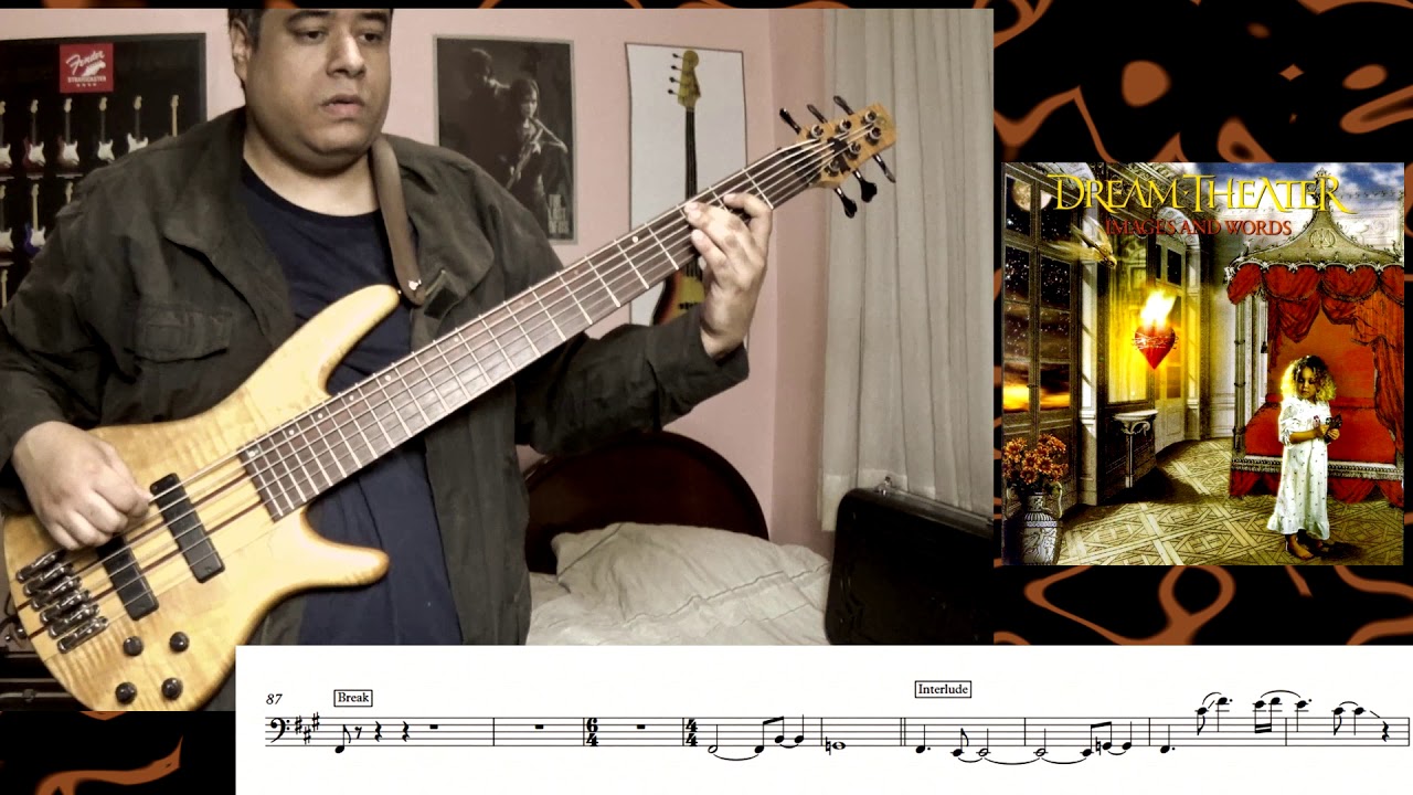 Learning to live (Dream Theater) - bass cover (sheet music included)