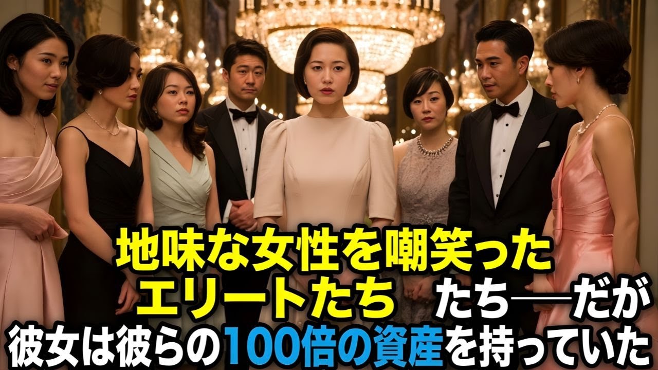 「地味な女性を嘲笑ったエリートたち──だが彼女は彼らの100倍の資産を持っていた」
