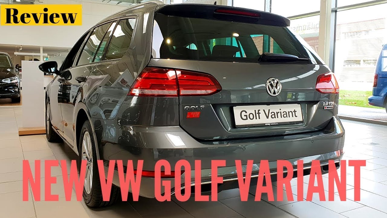 Обзор интерьера и экстерьера нового VW Golf Variant 2018 года