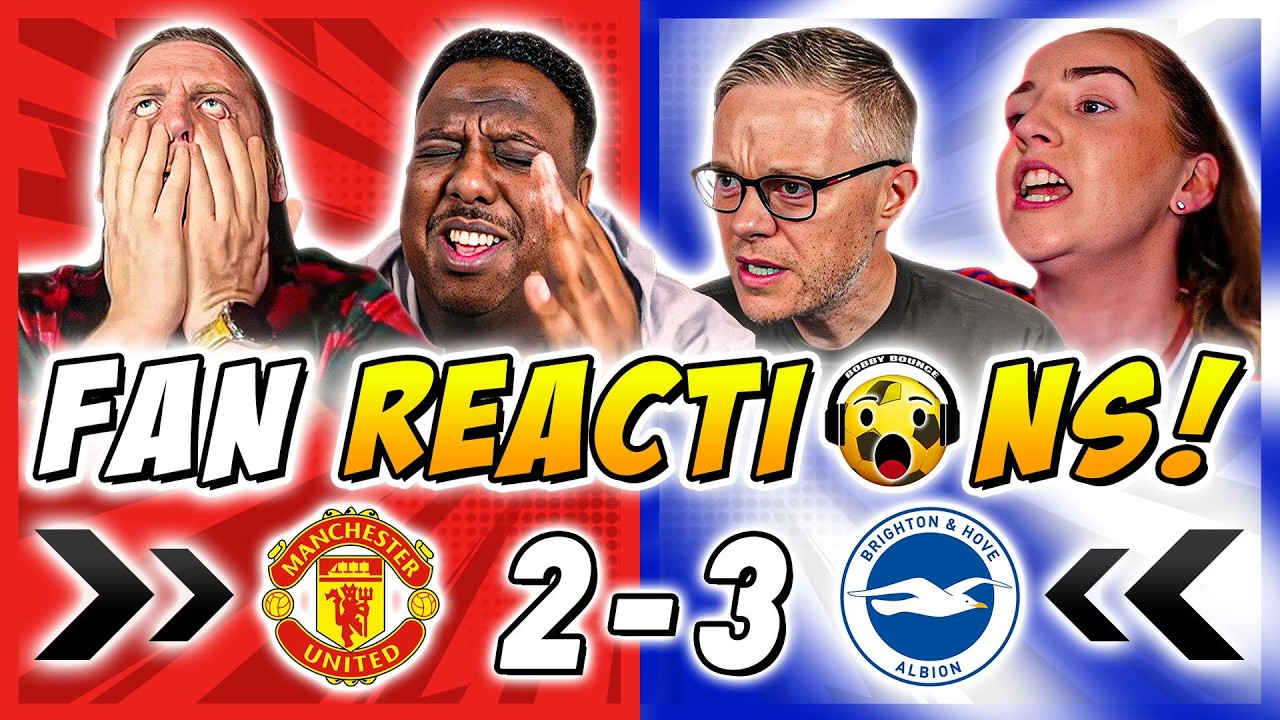 Man United Fans MELTDOWN 🤬 Reactions to Man United 2-3 Brighton | Carabao Cup Fan Reactions