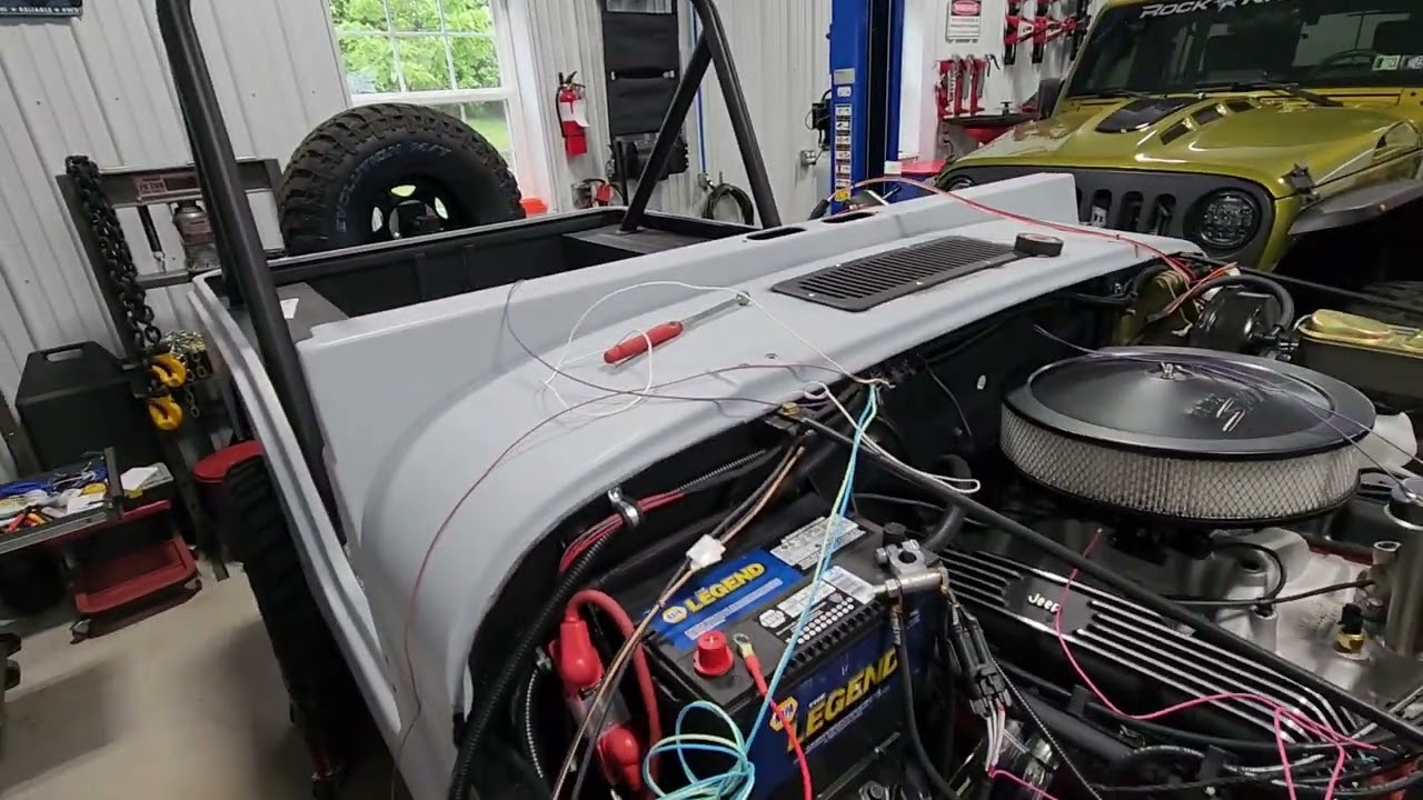 CJ5 wiring harness install part 3
