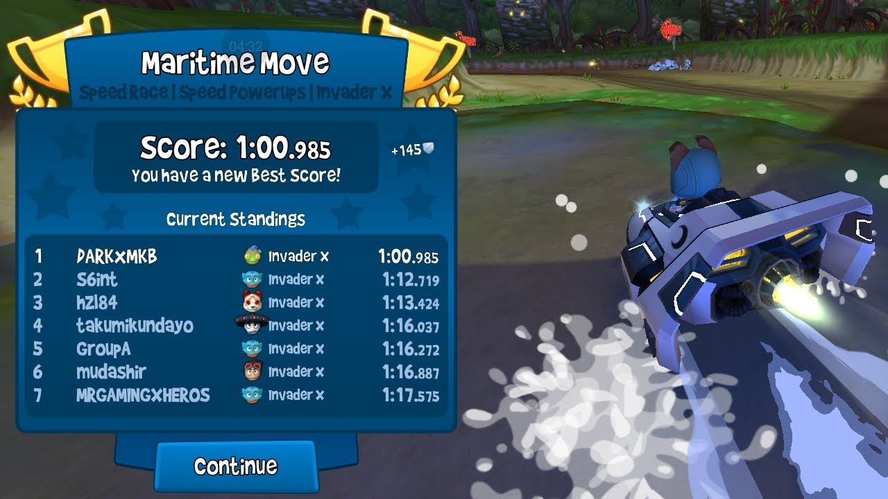 1:00.985 • Maritime Move 🛳️🏝️🛖 • Speed Race| Invader X ft. B'zorp • BBR2