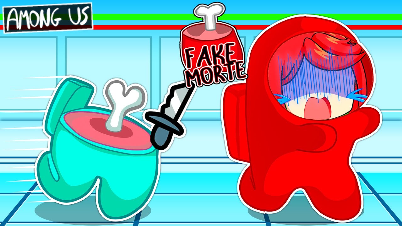 AMONG US CON LA FAKE MORTE MOD!