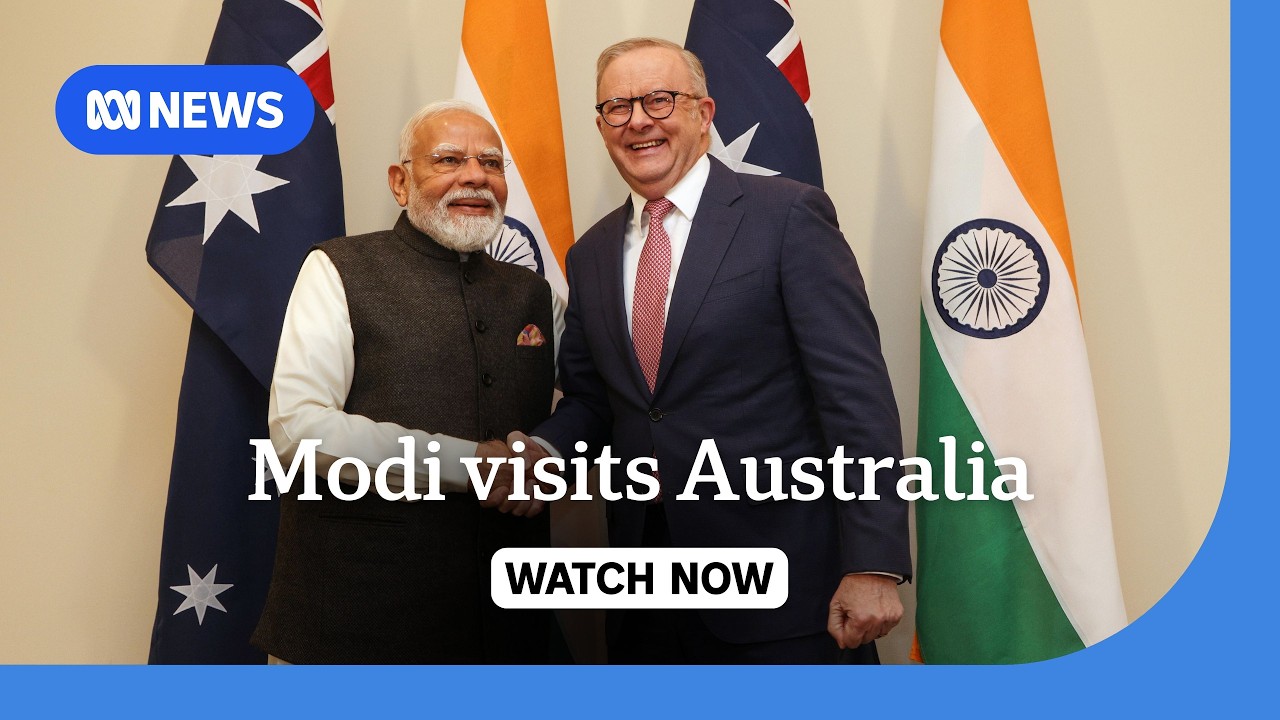 Narendra Modi speaks alongside Anthony Albanese after bilateral talks | ABC NEWS