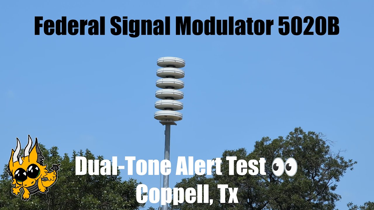 Federal Signal Modulator 5020B | Voice + Full Alert | Coppell, Tx | 8/6/25