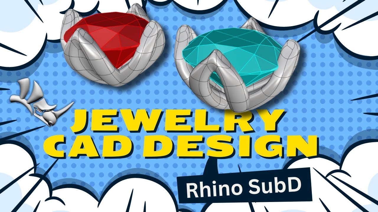 Creating Floral Jewelry with Rhino 3D SubD #473