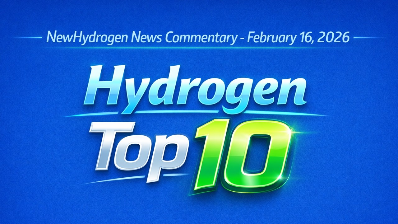 NewHydrogen News Commentary - February 16, 2026