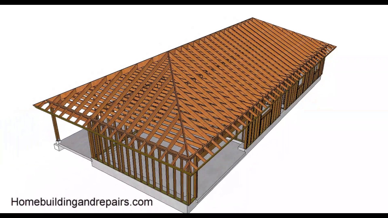 Hip Roof Design And Building Basics – Conventional Framing