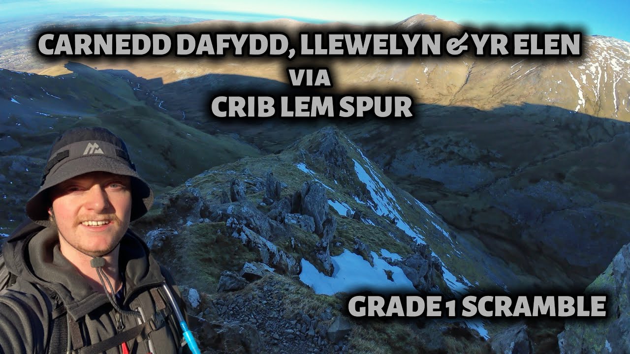 Solo Mountain Adventure | Crib Lem Spur to Carnedd Dafydd, Llewelyn & Yr Elen