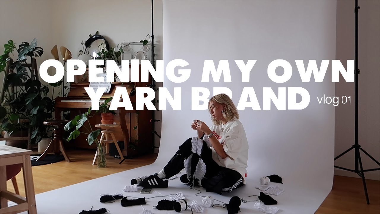 opening my own yarn brand ⭐️ PART 1; designing the packaging, content creation,...
