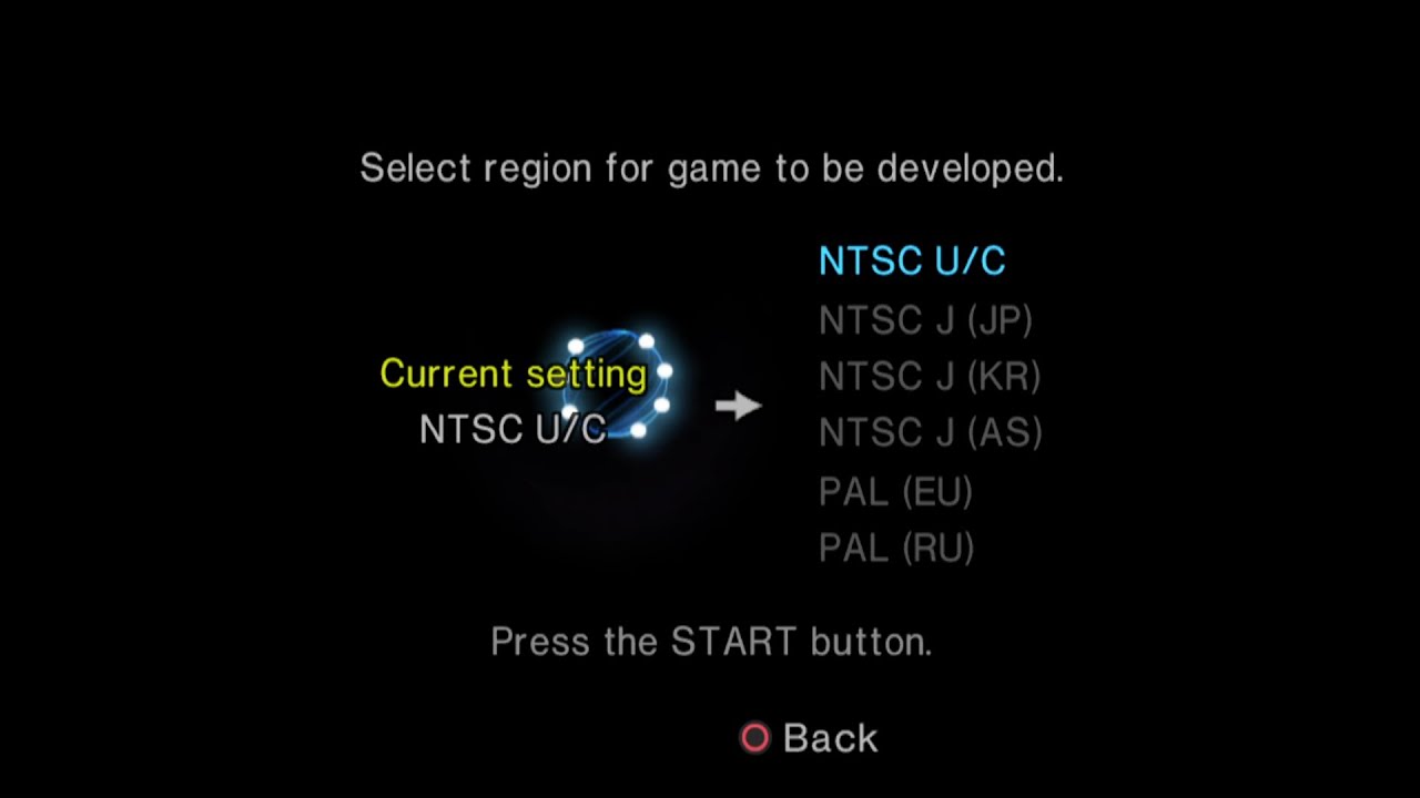 PS2 DTL-H75000 BIOS - Region Selector