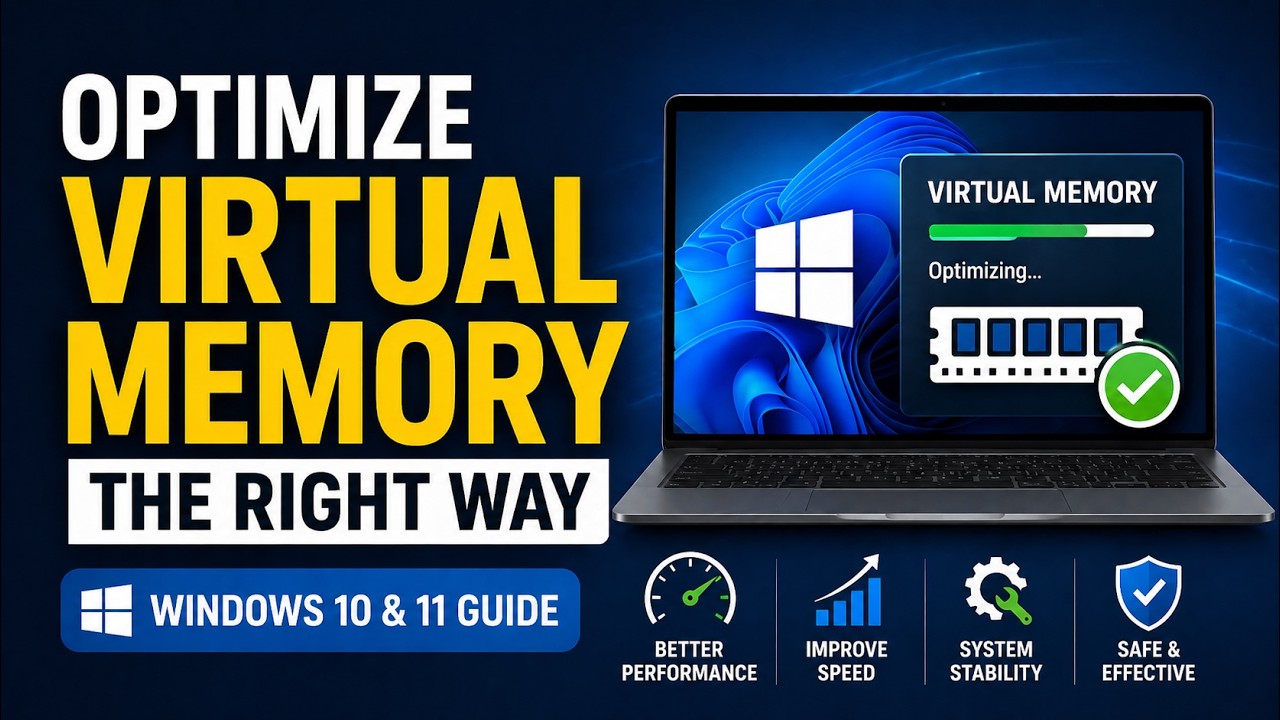 Optimize Virtual Memory the Right Way (Windows 10 & 11 Guide)