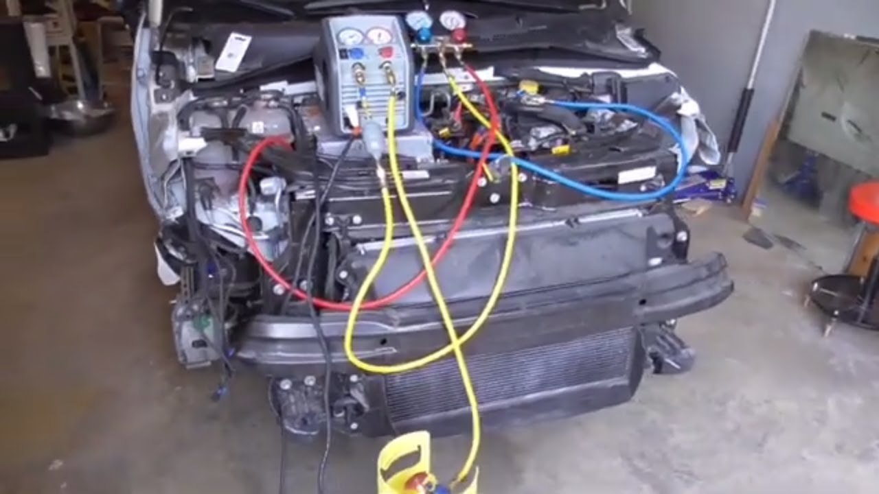 Как извлечь хладагент R134a из автомобиля