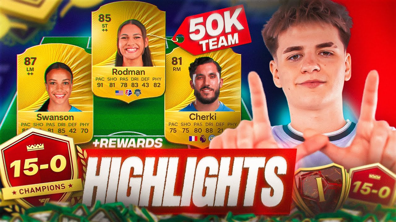 ICH HABE 15-0 MIT EINEM 50K TEAM IN DER WEEKEND LEAGUE GEHOLT 👀 HIGHLIGHTS + REWARDS 🔥