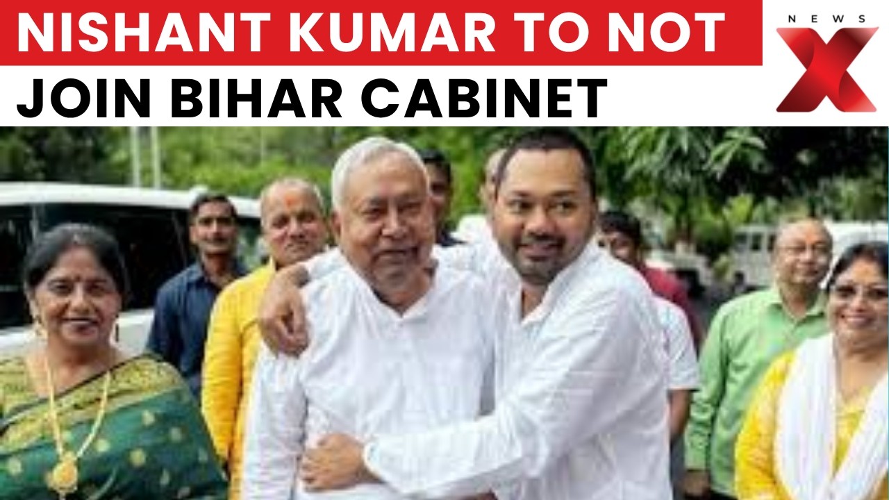 Nishant Kumar to Not Join Bihar Cabinet, Political Speculation Grows in Bihar | Latest News | NewsX