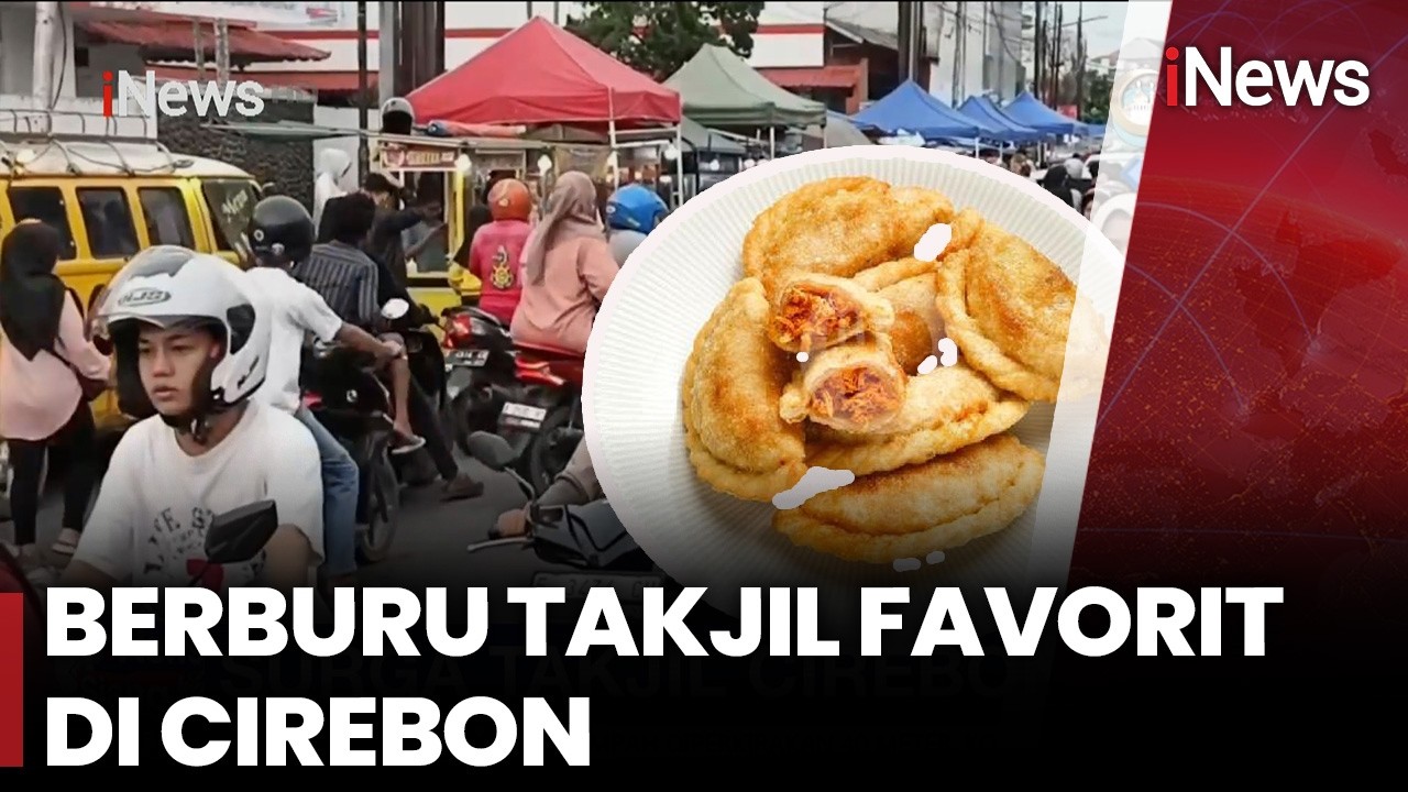 Berburu Takjil di Jalan Siliwangi Cirebon, Cireng Prasmanan Laris Manis| iNews Siang (9/3)